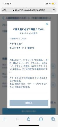 ディズニーのチケット 確認したボタンから先に進めないんですけど何がいけ Yahoo 知恵袋