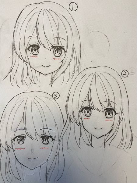 女の子の顔を年齢別に描き分けしました それぞれどのくらいに Yahoo 知恵袋