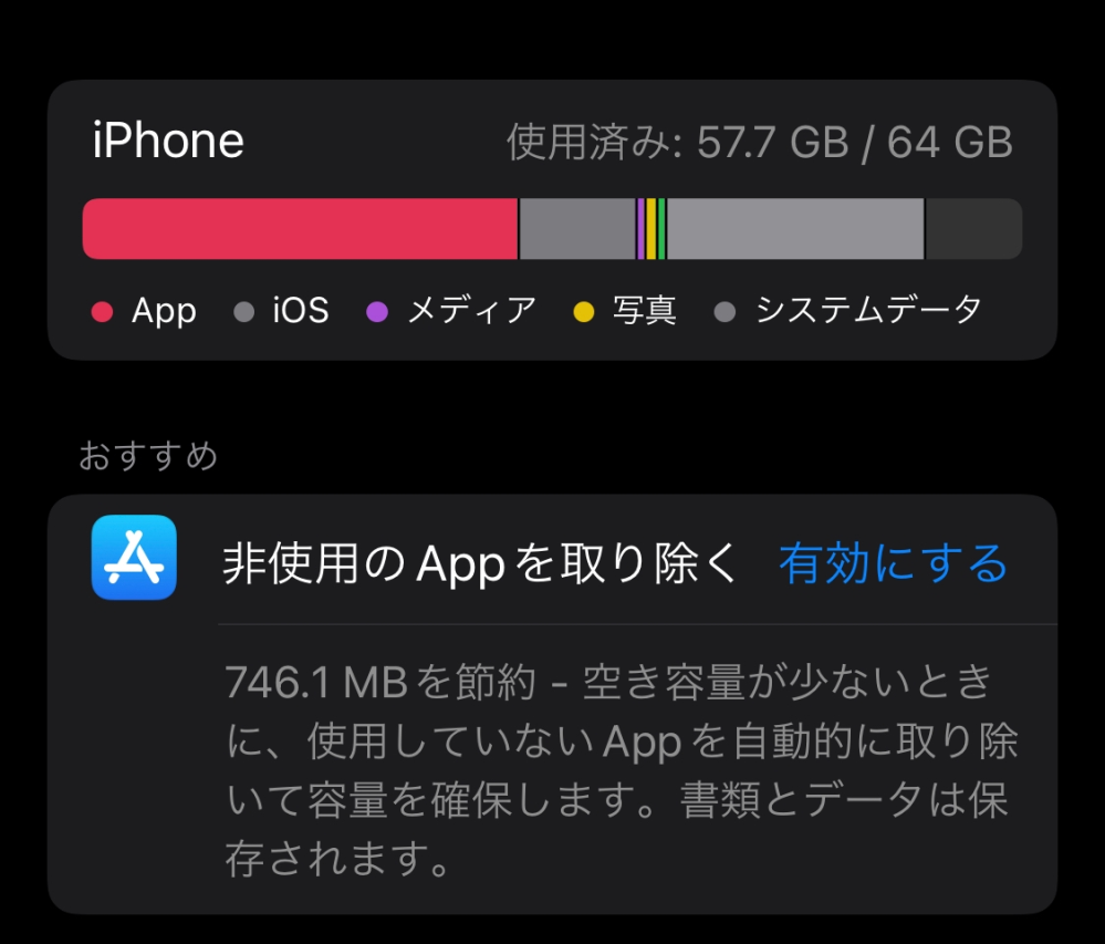 原神がすごく重いです 使っている端末はiphone10で 容量の空きは写真 Yahoo 知恵袋