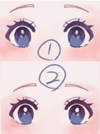 デジタルイラストについての質問です と では ハイライト Yahoo 知恵袋