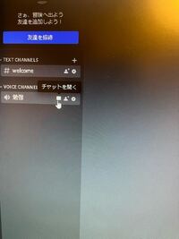 Discordに詳しい方に質問です 写真のように ボイスチャンネルの中にチ Yahoo 知恵袋