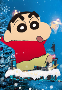 クレヨンしんちゃん画像編集しましたどうですか とっても綺麗で Yahoo 知恵袋