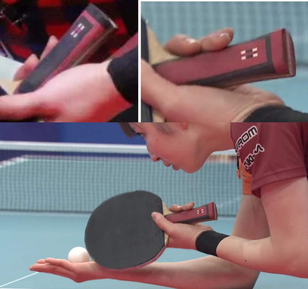 早田ひな様のラケットの撮影に成功しました 以前と少し違っていたの Yahoo 知恵袋