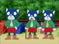 しましまとらのしまじろう という アニメに黒猫ちゃん三兄弟 黒というか Yahoo 知恵袋