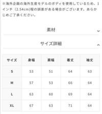 オンラインでフルーツオブザルームのパーカーを買おうとしています 身長 Yahoo 知恵袋