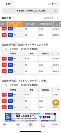 明治大学の総合数理学部の英検利用入試は換算点が40〜50点ですが英検利用入試より普通に英語の試験を受けた方が得ですよね？ 