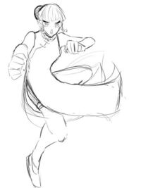 イラスト修正点を教えてください 線画に入る前にどこか違和感を感じま Yahoo 知恵袋