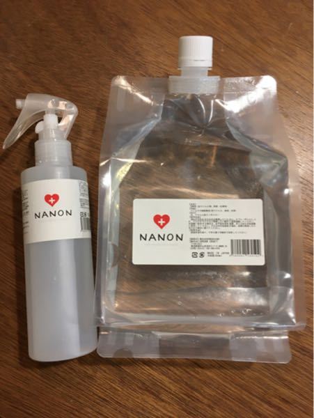 NANONという消毒について 先日、美容室でお薦めされてNANONという消毒液を購入したのですが、この商品についてネットで検索をかけてもほぼヒットせず、美容室のブログだけ何件かヒットします。製造元の会社は建築設計事務所で商品についてあまりよくわかりません。 NANONについて何か知っている方いますか？