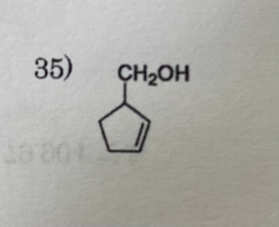 有機化学の質問です。画像の構造式の命名についてです。 答えは cyclopent-2-en-1-ylmethanol とあるのですが、ylmetanolのylはなんですか。