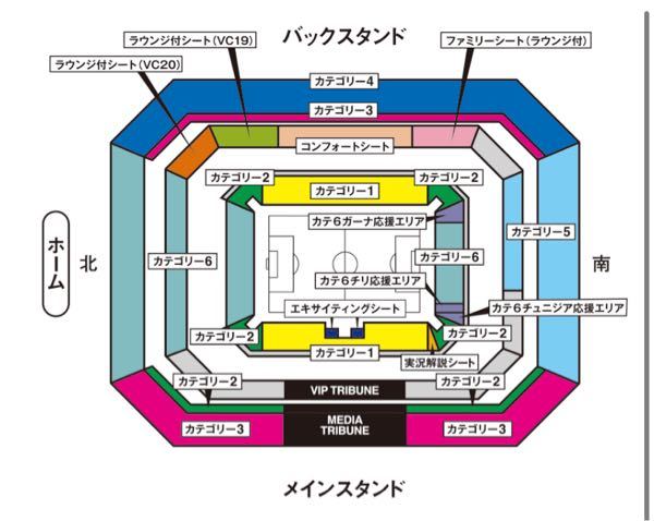 6 14吹田パナソニックスタジアムのカテゴリー6南のb3の席で日 Yahoo 知恵袋