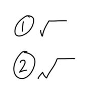 数学の記号 ルート に書き順はありますか 一応あるみたいですよ 大学 Yahoo 知恵袋