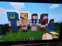 マイクラについてお聞きしたいです 画像のような作品を作るのは小学 Yahoo 知恵袋