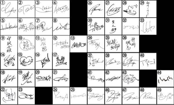 あんさんぶるスターズのアイドルのサイン 可愛いと思うサイン3つ 単純 Yahoo 知恵袋