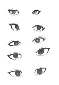 Watabokuさんのような目が描きたいので模写をしましたが 特徴の 二重 Yahoo 知恵袋