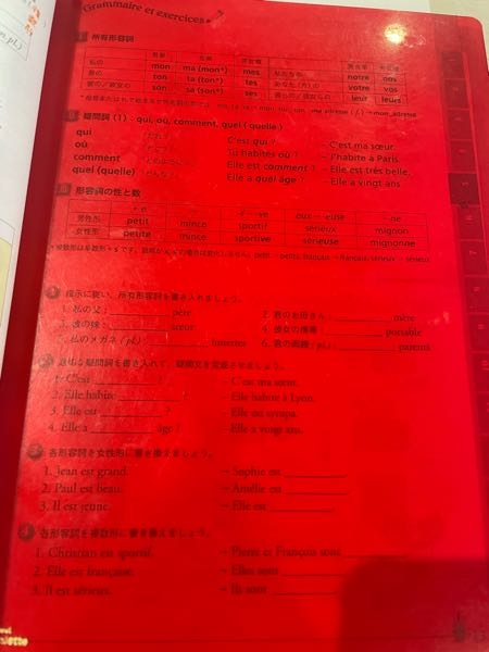 フランス語 教科書 誰かお願いします。英語で例えると中一くらいの簡単さだそうです
