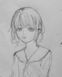 中学生です 辛口で構いません この絵 下手ですか 友達に 貴方の年齢より下 Yahoo 知恵袋