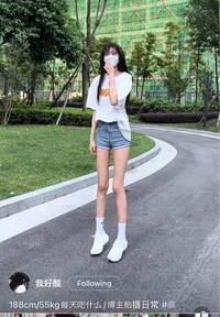 この中国のモデルさん 身長1cmで体重55kgだそうです 脚も相当スレ Yahoo 知恵袋
