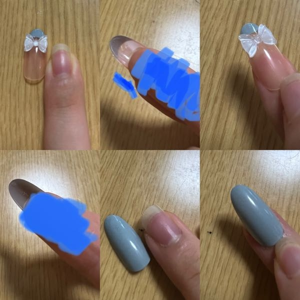 自分の指の画像失礼します汗 Sheinでネイルチップを買ったのですが Yahoo 知恵袋