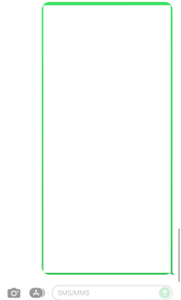 Imessageなんですけど吹き出しが 緑になったの初めてで し Yahoo 知恵袋