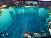 マインクラフトで魚がいる湖 池 を作りたくてとりあえず写真のような穴を掘 Yahoo 知恵袋