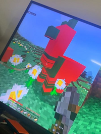 急募 マイクラで行商人と一緒にいるラマが画像のような色をしています これ Yahoo 知恵袋
