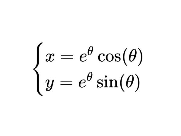 パラメータθで表された画像の曲線Cについて、直線y＝mx（mは定数）と曲線Cの交点における接線は全て平行であることを示してください。