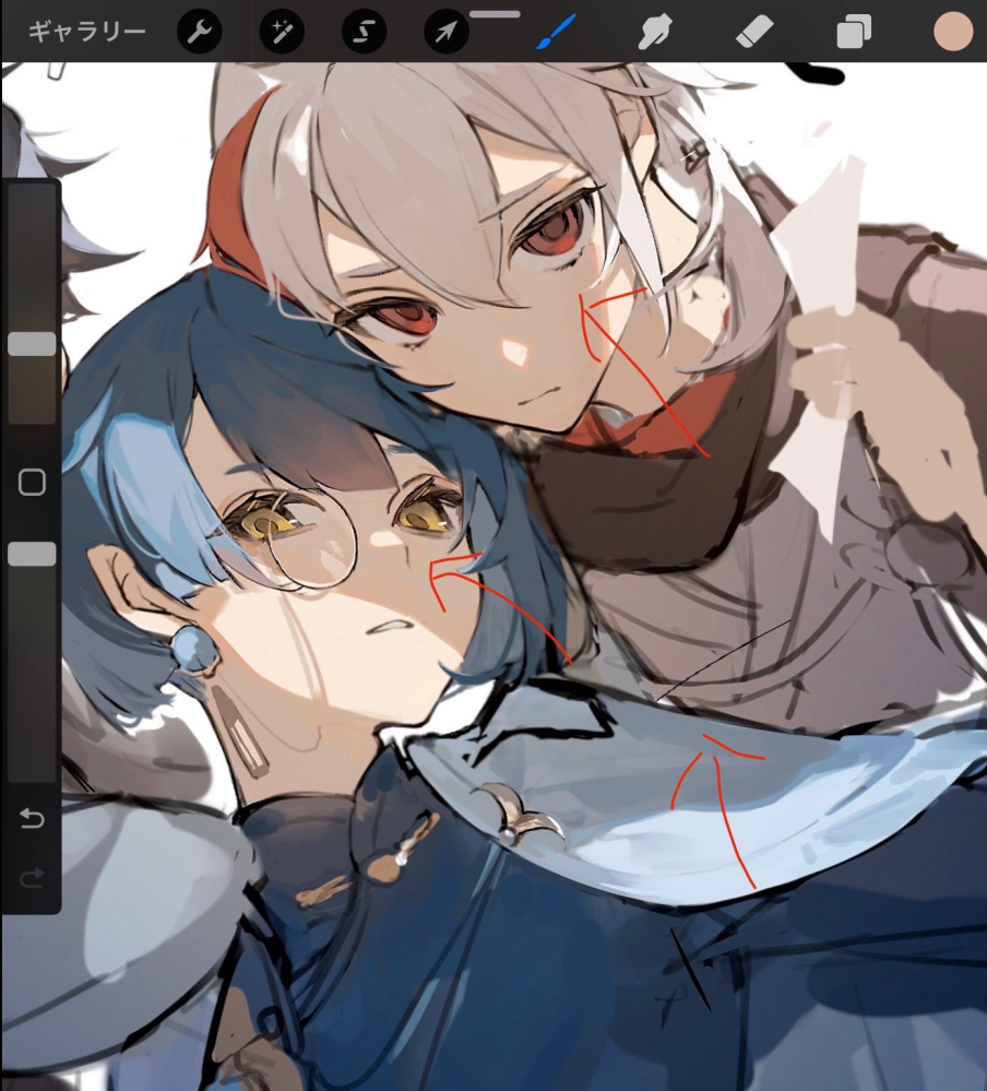 イラストについて質問です このイラストはぽすこさんという方が描い Yahoo 知恵袋