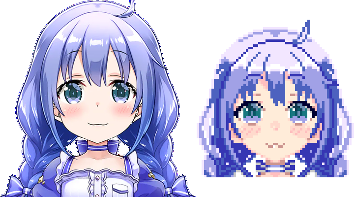ドット絵のアドバイスをお願いします 前回 月ノ美兎さんの件ではお世話になり Yahoo 知恵袋