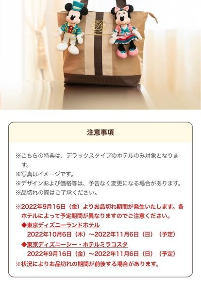 今週の三連休にディズニーミラコスタにお泊まりなんですけど トート Yahoo 知恵袋