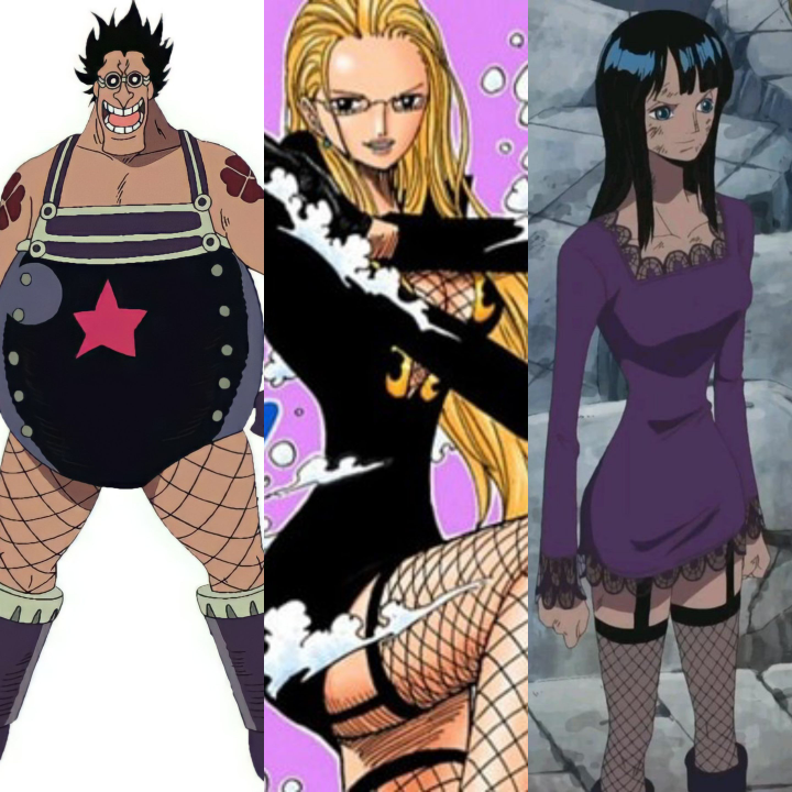 質問です Onepieceのキャラで網タイツを履いたキャラでこの三人の中だ Yahoo 知恵袋