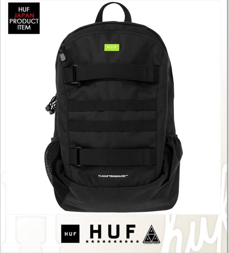 HUFの黒のリュックサック買うか迷ってるんですけど、どう思い