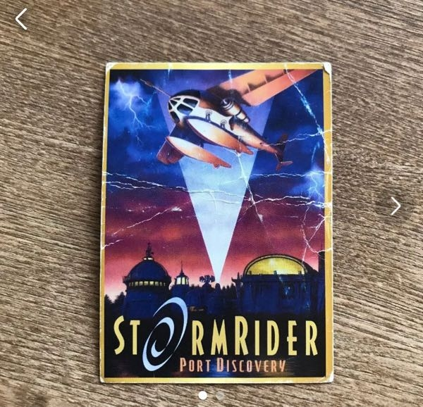 TDS 使用済み ストームライダー チャレンジャー証明書ディズニーシー