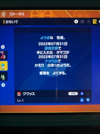 ポケモンsv通信交換について 交換しましたが出会った日が2 Yahoo 知恵袋