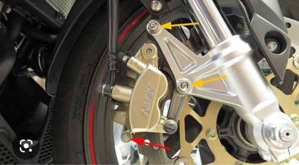 新車外し　CBR250RR MC51 フロントブレーキマスター　キャリパー que-12273256927?w=999&h=999&up=0