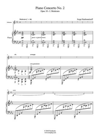 ピアノの楽譜についてです ラフマニノフのピアノ協奏曲第2番第一楽章に Yahoo 知恵袋