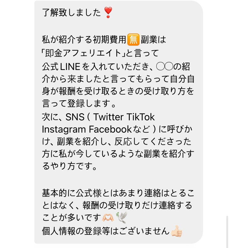 副業を2人にお話伺ったのですが2人ともこのような内容を伝えてきま Yahoo 知恵袋