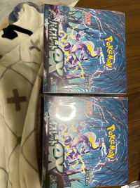 ポケカのバイオレットexのBOXをシュリンクありで買うことが出来ました 