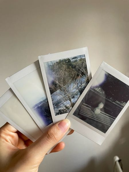 去年買ったばかりのチェキなのですが、2回目のフィルム替えの際、1枚