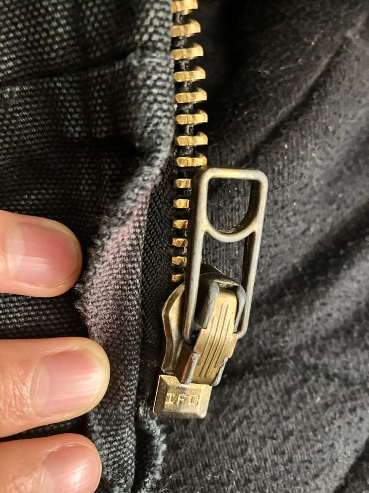 carhartt カーハート　ミリタリーコート　星タグ カーハート 激レア デニム生地 星タグ made in USA チョアコート