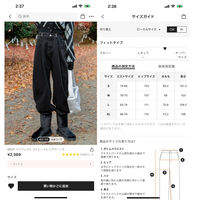 SHEINでこのパンツを購入しようと思うのですがサイズが凄く難し 