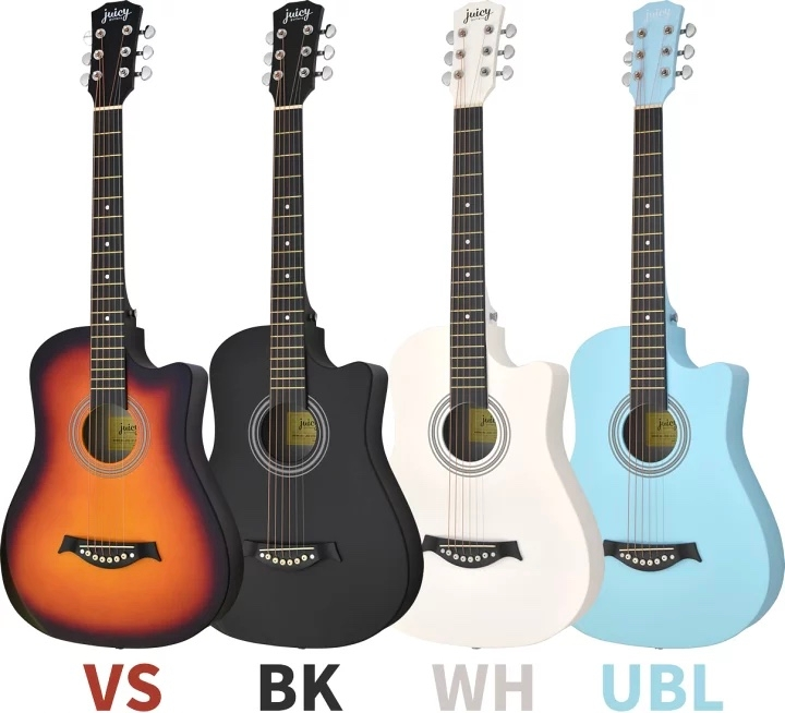 初心者向き◆ジューシーギターズ Juicy JCG-01S/BK◆アコギ♪ 最安挑戦！ 初心者向き◇ジューシーギターズ Juicy JCG-01S/BK