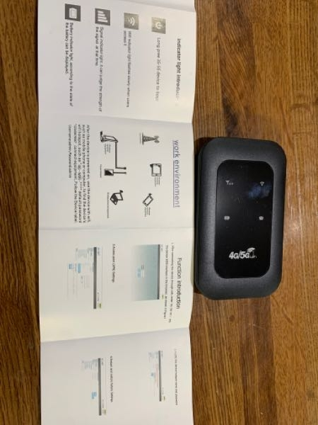 画像の中国製のモバイルルーターを買ったのですが日本語の説明書が無