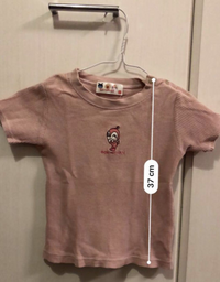 メルカリでこんな写真を見たのですが、服の計測したサイズを画像編集 