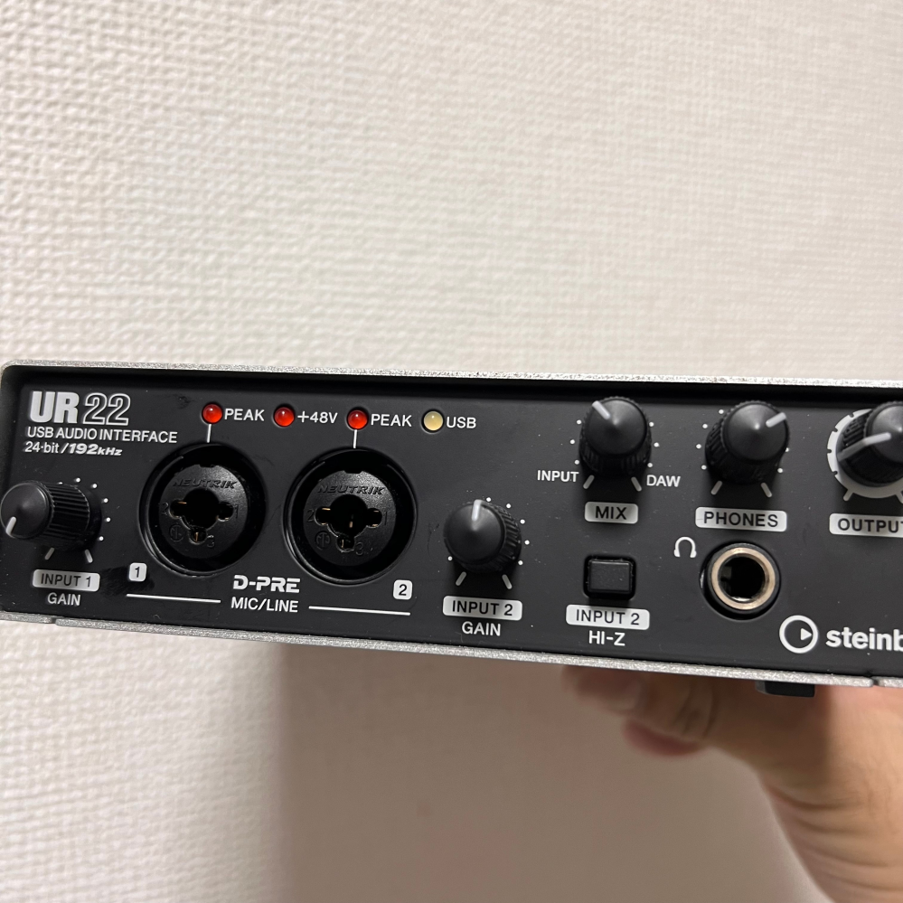 オーディオインターフェースを使ってカセットやMDからPCに録音し オーディオインターフェースを使ってカセットやMDからPCに録音し
