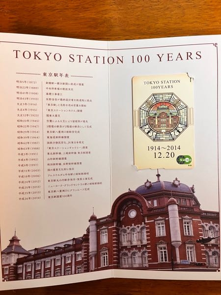 東京駅開業100周年記念suicaを・有効期限切れ未使用・ATM式ではない端