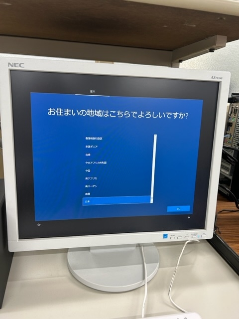 家具 (ご成約済み)デスクトップPC 初期化 Windows10インストール済み