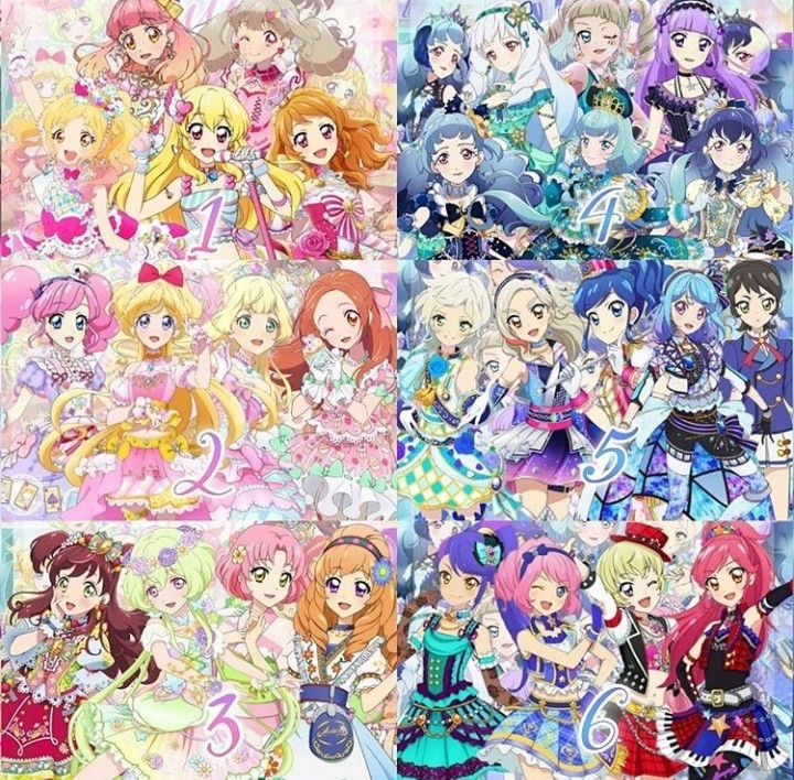 アイカツってキュート、クール、セクシー、ポップの4つのタイプに