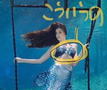 人魚がつけている胸の貝殻とかってなんていうんですか？ビキニですか