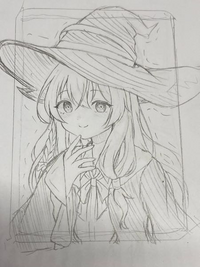 コロナで会え無い友達身内に絵のプレゼント！手書きのパステル画です！ヒゲの女の子！ コロナで会えない友達や身内に絵のプレゼント！あの売り切品付き