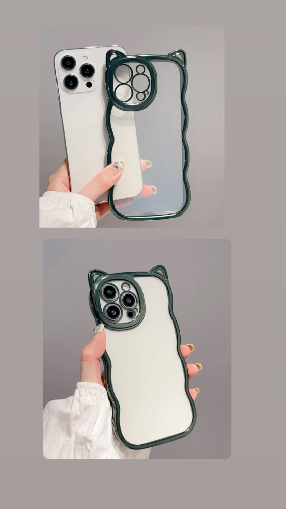 SHEINでこのスマホケースを買いたいと思っているのですが、これって透明なので、スマホ本体の色見えますよね、？ 自分のスマホは赤なのですがやっぱり目立つしこれつけるのは違和感ありますか、？